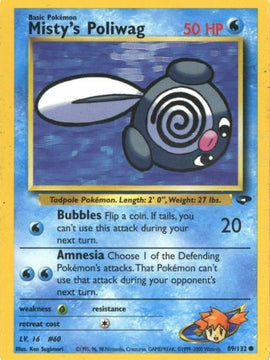Misty's Poliwag (89/132) [Gym Challenge Unlimited]