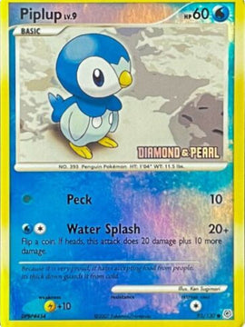 Piplup (93/130) (Diamond and Pearl) [Burger King Promos: 2008 Collection]