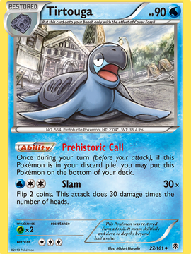 Tirtouga (27/101) [Black & White: Plasma Blast]