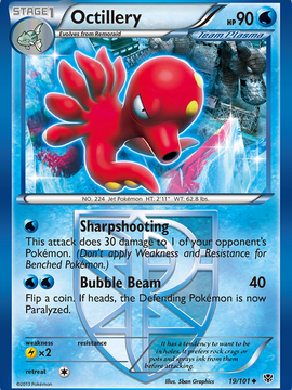 Octillery (19/101) [Black & White: Plasma Blast]