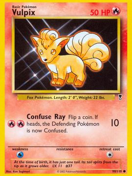 Vulpix (98/110) [Legendary Collection]