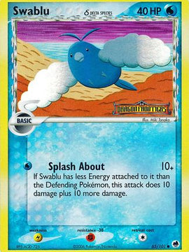 Swablu (65/101) (Delta Species) (Stamped) [EX: Dragon Frontiers]