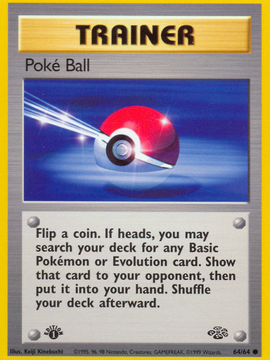 Poke Ball (64/64) [Jungle 1st Edition]
