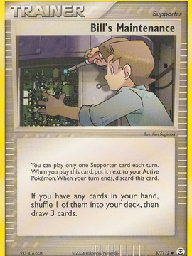 Bill's Maintenance (87/112) [EX: FireRed & LeafGreen]
