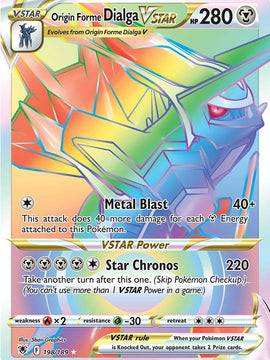 Origin Forme Dialga VSTAR (198/189) [Sword & Shield: Astral Radiance]