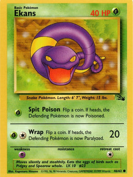 Ekans (46/62) [Fossil Unlimited]