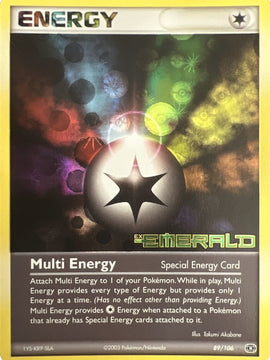 Multi Energy (89/106) (Stamped) [EX: Emerald]