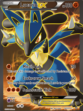 Lucario EX (107/111) [XY: Furious Fists]