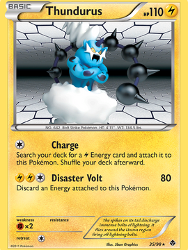 Thundurus (35/98) [Black & White: Emerging Powers]