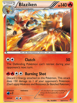 Blaziken (14/111) [XY: Furious Fists]