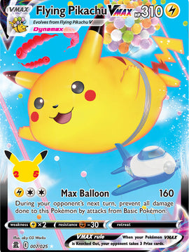 Flying Pikachu VMAX (007/025) [Celebrations: 25th Anniversary]