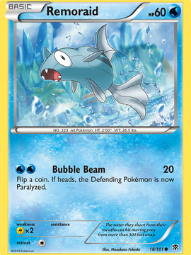 Remoraid (18/101) [Black & White: Plasma Blast]
