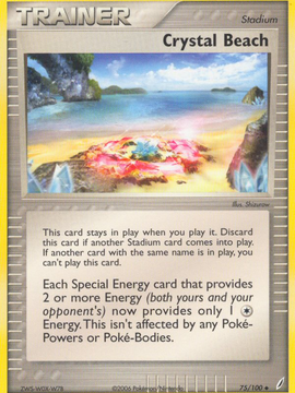 Crystal Beach (75/100) [EX: Crystal Guardians]