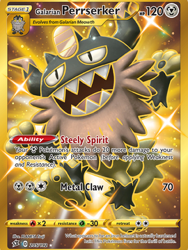 Galarian Perrserker (205/192) [Sword & Shield: Rebel Clash]