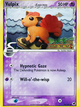 Vulpix (70/101) (Delta Species) (Stamped) [EX: Dragon Frontiers]