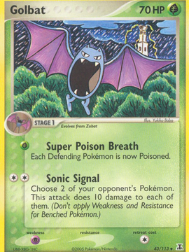 Golbat (43/113) [EX: Delta Species]