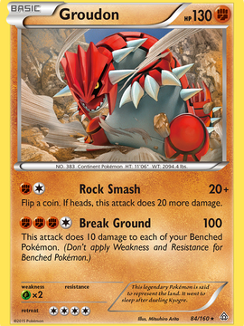 Groudon (84/160) [XY: Primal Clash]