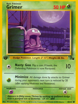 Grimer (48/62) [Fossil 1st Edition]
