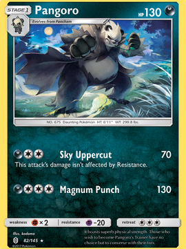 Pangoro (82/145) [Sun & Moon: Guardians Rising]