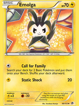 Emolga (49/113) [Black & White: Legendary Treasures]