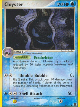 Cloyster (20/112) [EX: FireRed & LeafGreen]