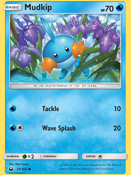 Mudkip (33/168) [Sun & Moon: Celestial Storm]