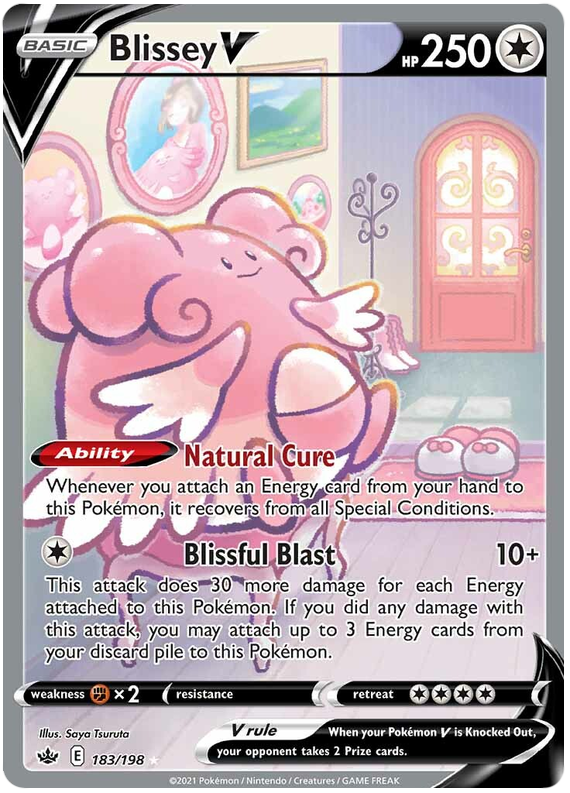 Blissey V (183/198) [Sword & Shield: Chilling Reign] – Danireon Cards & Games