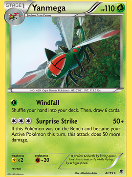 Yanmega (4/119) [XY: Phantom Forces]