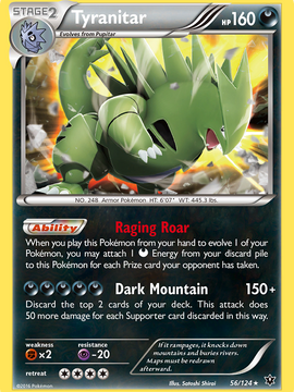 Tyranitar (56/124) [XY: Fates Collide]