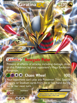 Giratina EX (57/98) [XY: Ancient Origins]