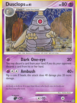 Dusclops (34/100) [Diamond & Pearl: Stormfront]