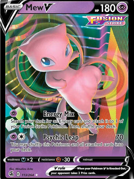 Mew V (113/264) [Sword & Shield: Fusion Strike]