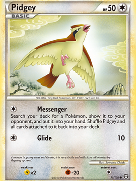 Pidgey (71/102) [HeartGold & SoulSilver: Triumphant]