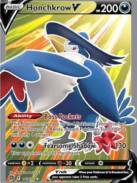 Honchkrow V (161/172) [Sword & Shield: Brilliant Stars]