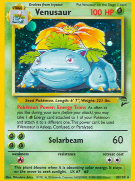 Venusaur (18/130) [Base Set 2]
