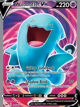 Wobbuffet V (191/202) [Sword & Shield: Base Set]