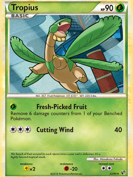 Tropius (22/90) [HeartGold & SoulSilver: Undaunted]