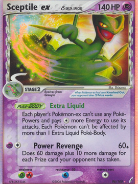 Sceptile ex (96/100) (Delta Species) [EX: Crystal Guardians]