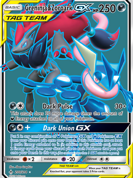 Greninja & Zoroark GX (200/214) [Sun & Moon: Unbroken Bonds]