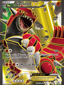 Groudon EX (150/160) [XY: Primal Clash]