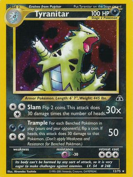 Tyranitar (12/75) [Neo Discovery Unlimited]