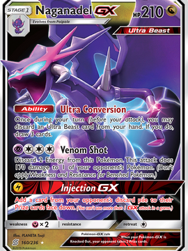 Naganadel GX (160/236) [Sun & Moon: Unified Minds]