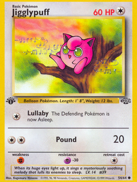 Jigglypuff (54/64) [Jungle 1st Edition]