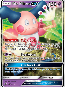 Mr. Mime GX (67/181) [Sun & Moon: Team Up]