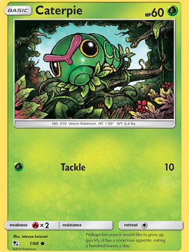 Caterpie (1/68) [Sun & Moon: Hidden Fates]