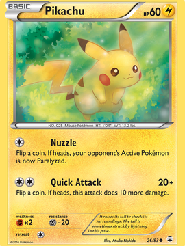 Pikachu (26/83) [XY: Generations]