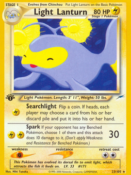 Light Lanturn (23/105) [Neo Destiny 1st Edition]