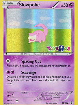 Slowpoke (32/83) (Toys R Us Promo) [XY: Generations]