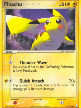Pikachu (78/110) [EX: Holon Phantoms]