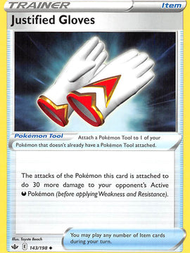 Justified Gloves (143/198) [Sword & Shield: Chilling Reign]